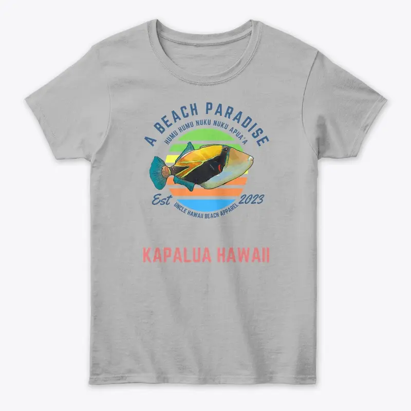 Hawaiian State Fish Retro Beach Apparel