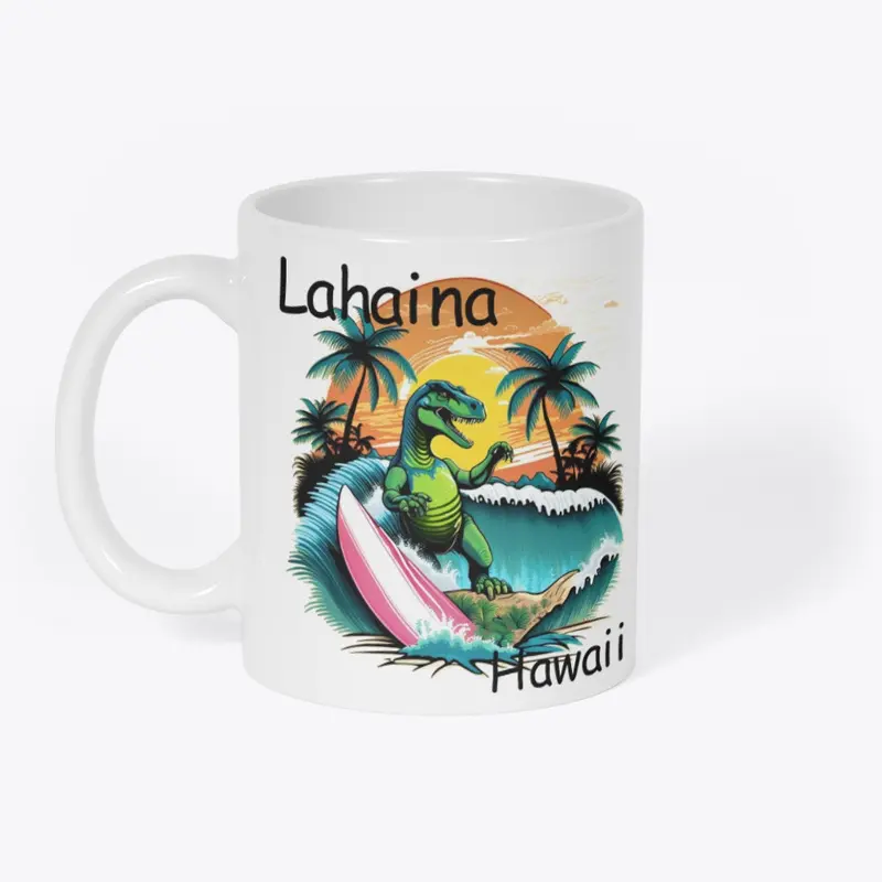 Surfing Dino Lahaina