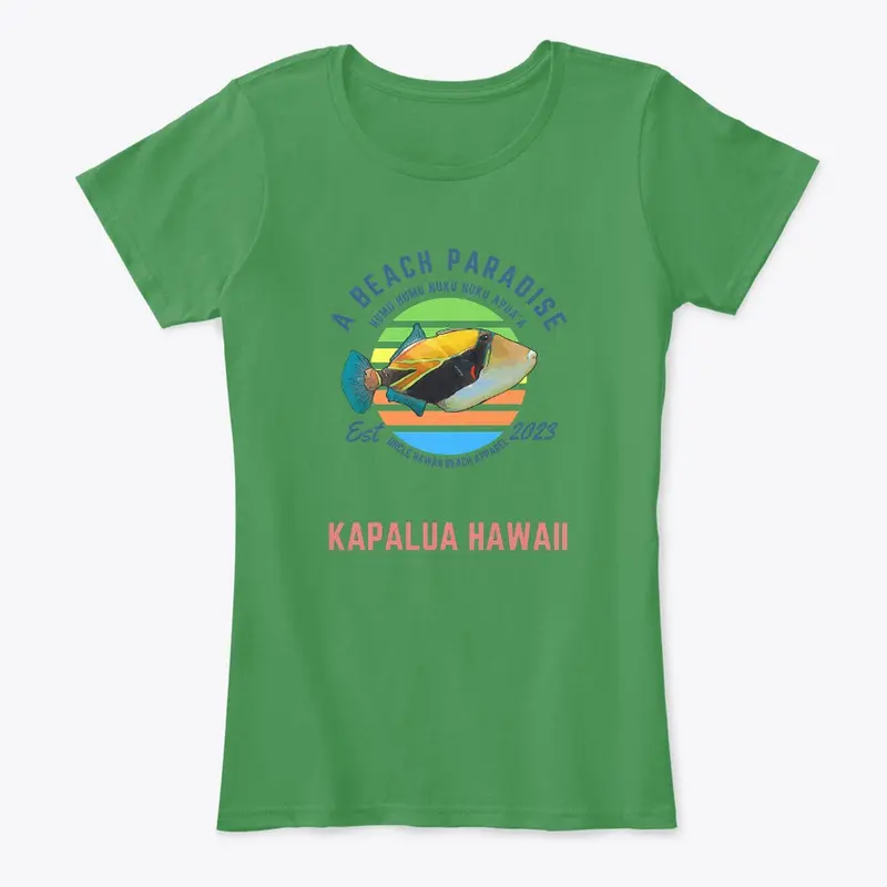 Hawaiian State Fish Retro Beach Apparel