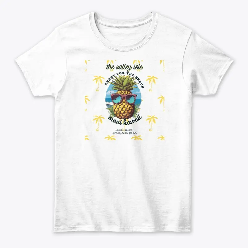 Maui Pineapple Tee - The Valley Isle