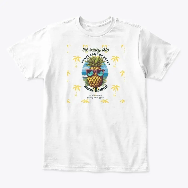 Maui Pineapple Tee - The Valley Isle