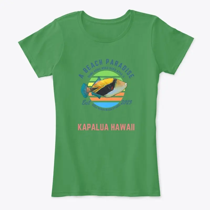 Hawaiian State Fish Retro Beach Apparel