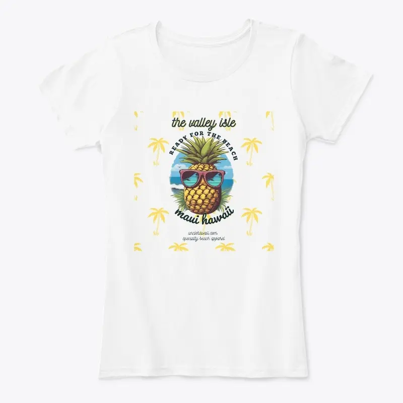 Maui Pineapple Tee - The Valley Isle